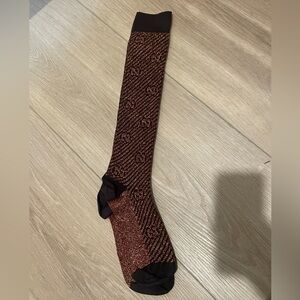 Gucci Metallic Bronze Socks